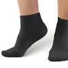 AW 140 Coolmax Ankle Socks 20-30 mmHg Black Foot
