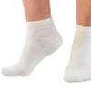 AW 140 Coolmax Ankle Socks 20-30 mmHg White Foot