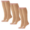 AW Style 322 Anti-Embolism Open Toe Knee High Stockings 18 mmHg (3 Pack)