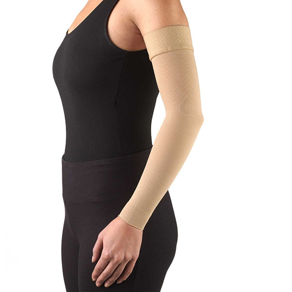 AW Style 720SB Lymphedema Armsleeve w/Silicone Band - 20-30 mmHg