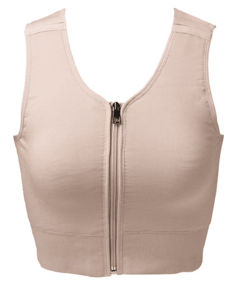 Wear Ease 770 Karena Textured Compression Bra Beige