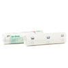 Two rolls of medical tape with a brand label on a white background