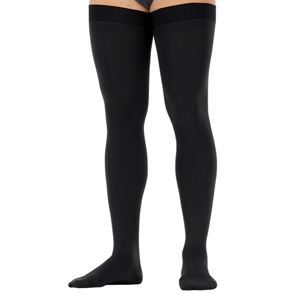 Jobst for Men Thigh Highs w/Dot Band Navy