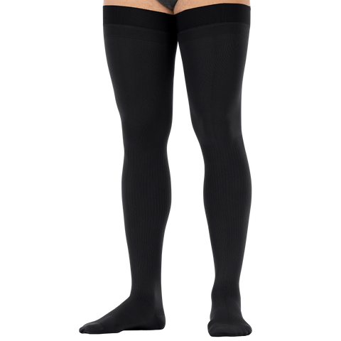 Jobst for Men Thigh Highs w/Dot Band Navy