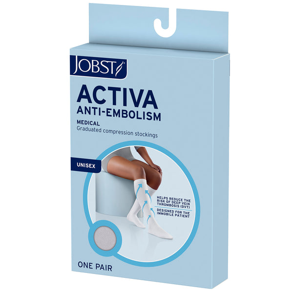 Jobst ACTIVA Anti-Embolism Open Toe Knee Highs - 18mmHg