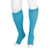 Juzo Soft 2000 Trend Colors Open Toe Knee Highs Blue Bayou