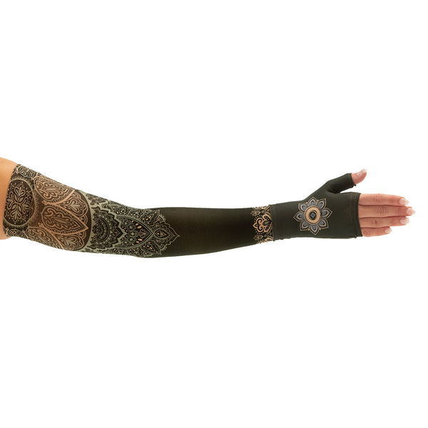 Juzo 2002 Print Armsleeves 30-40 mmHg  Teal Lotus