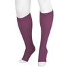 Juzo Soft 2001 Trend Colors Open Toe Knee Highs w/Silicone Band - 20-30 mmHg Purple Rain