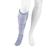 Juzo Cooling Compression Calf Wrap showing use with liner