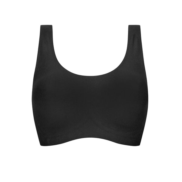 Linda Wire Free Bra Black Front