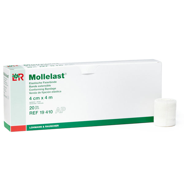Mollelast bandage packaging on a white background