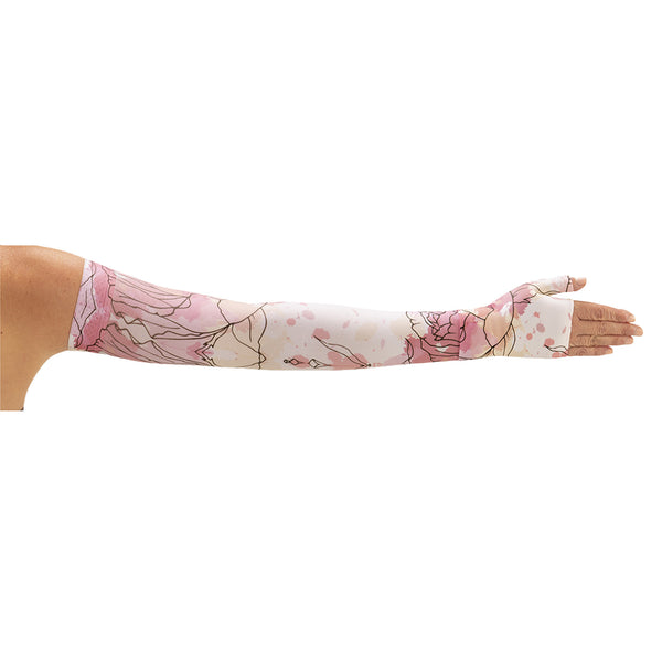 Juzo Soft 2002 Print Watercolor Rose Armsleeves - 30-40 mmHg