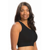 Wear Ease 770 Karena Textured Compression Bra Black