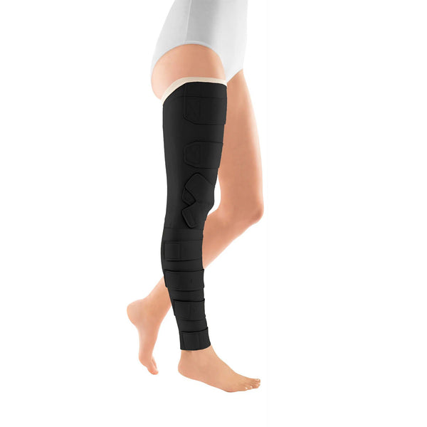 Circaid Juxtafit Essentials Whole Leg Left Extra Short Black (Upper Leg / Lower Leg)