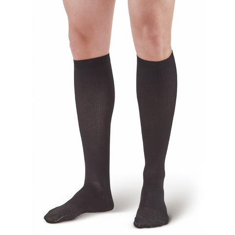 AW Style 101C Men's Knee High Copper Sock - 15-20 mmHg