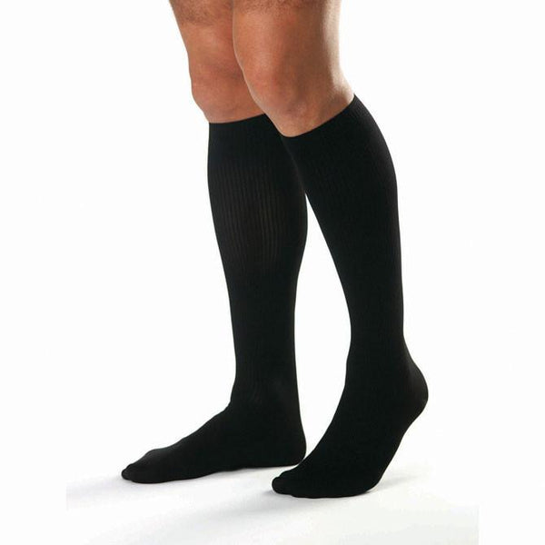 Jobst for Men Ribbed Knee High Socks - 15-20 mmHg