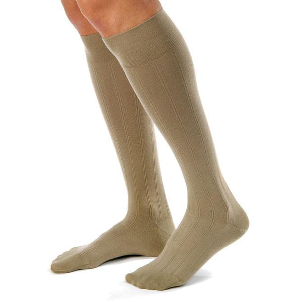 Jobst for Men Casual Closed Toe Knee High Socks - 30-40 mmHg