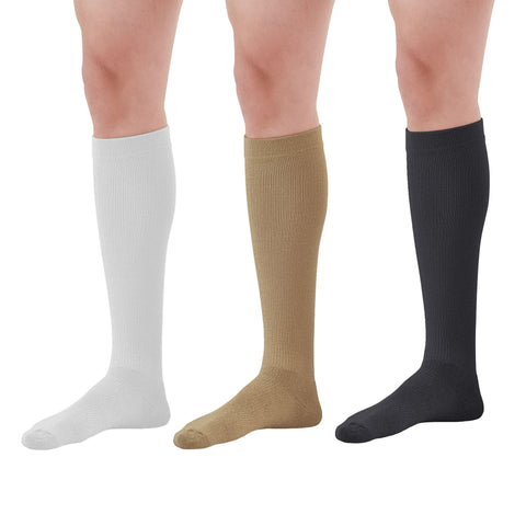 AW Styles 120 /125 /150 Coolmax Over-the-Calf Socks Variety Pack - 20-30 mmHg (3-pack)