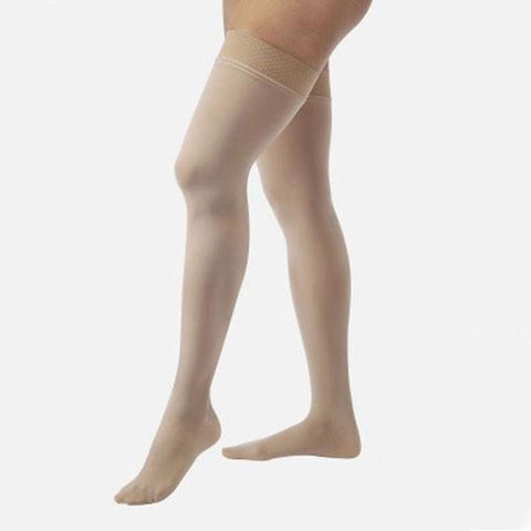 Jobst Relief Closed Toe Thigh Highs w/Silicone Dot Band - 15-20 mmHg