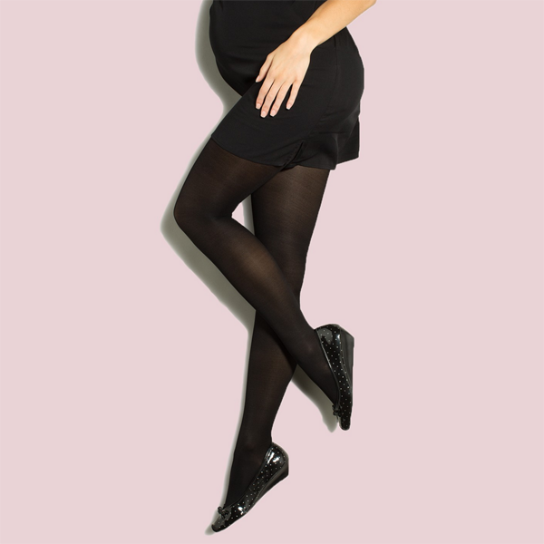 Preggers by Therafirm Maternity Tights - 20-30 mmHg - Black