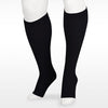 Juzo 2001 Soft Open Toe Knee Highs Black