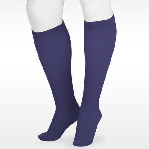 Juzo 2002 Soft Closed Toe Knee Highs Navy