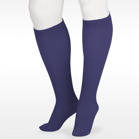 Juzo 2001 Soft Closed Toe Knee Highs Navy