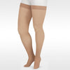 Juzo Soft 2000 Closed Toe Thigh Highs w /Silicone Band Beige