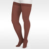 Juzo Soft 2000 Closed Toe Thigh Highs w /Silicone Band Mocha