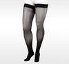 Juzo 2100 Naturally Sheer Closed Toe Thigh Highs w/Silicone Band - 15-20 mmHg