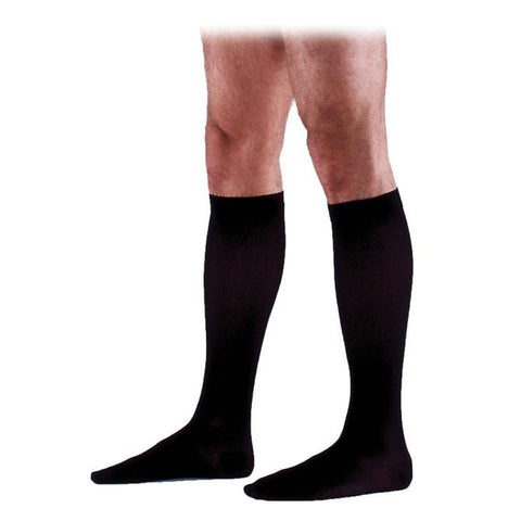 Sigvaris Essential 232 Cotton Men's Closed Toe Knee Highs w/Grip Top - 20-30 mmHg