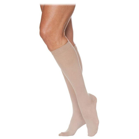 Sigvaris 781 EverSheer Closed Toe Knee Highs - 15-20 mmHg - Mocha