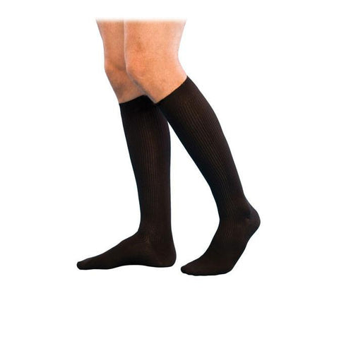 Sigvaris Well Being 186 Men's Casual Cotton Knee High Socks - 15-20 mmHg