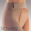 Sigvaris Essential 863 Opaque Open Toe Right Thigh w/Waist Attachment -30-40 mmHg