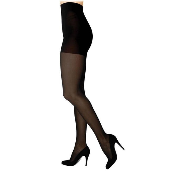 Sigvaris 842 Soft Opaque Closed Toe Pantyhose - 20-30 mmHg - Black