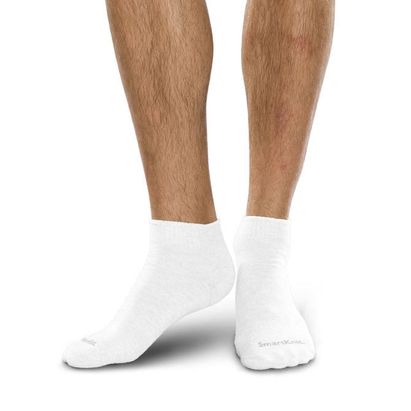 SmartKnit Seamless Diabetic Coolmax Mini-Crew Socks