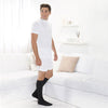 SmartKnit Seamless Diabetic Knee High Socks w/X-Static Silver Fibers - Life Style