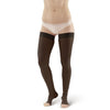 AW Style 265 Microfiber Opaque Open Toe Thigh Highs w/Dot Silicone Band- 20-30 mmHg
