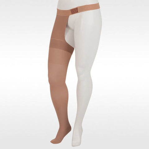 Juzo 3512 Dynamic (Varin) Soft Closed Toe Thigh High w/Waist Attachment Left 30-40 mmHg