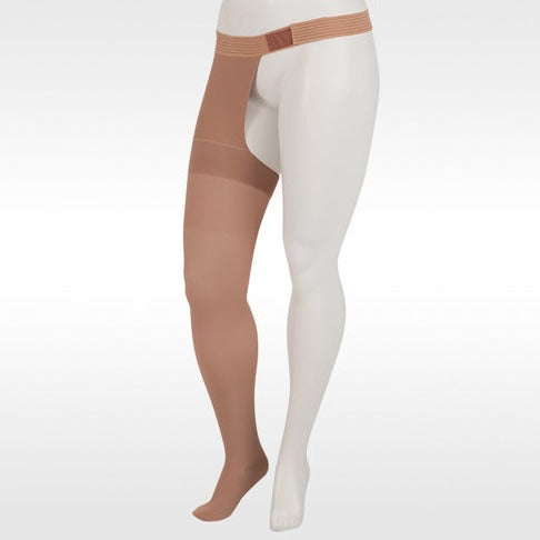 Juzo 3513 Dynamic (Varin) Soft Closed Toe Thigh High w/Waist Attachment Left 40-50 mmHg