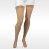 Juzo Move 3611 Closed Toe Thigh Highs w/Silicone Band - 20-30 mmHg Beige