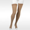 Juzo Move 3611 Open Toe Thigh Highs w/Silicone Band - 20-30 mmHg Beige