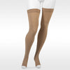 Juzo Move 3612 Open Toe Thigh Highs w/Silicone Band - 30-40 mmHg Beige