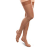Therafirm EASE Opaque Women's Thigh Highs w/Silicone Band - 20-30 mmHg - Bronze