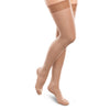 Therafirm EASE Opaque Women's Thigh Highs w/Silicone Band - 20-30 mmHg - Sand