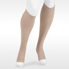 Juzo 6091 Dual Stretch Open Toe Knee Highs - 20-30 mmHg Beige