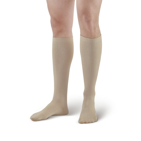 AW Style 638 Men's Microfiber Knee High Socks - 8-15 mmHg