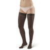 AW Style 74 Soft Sheer Thigh Highs w/ Lace Band - 8-15 mmHg