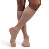 Sigvaris Dynaven 923 Men's Ribbed Closed Toe Knee Highs w/Grip Top - 30-40 mmHg Light Beige