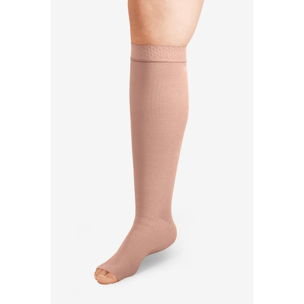 L&R USA (Solaris) Below Knee Open Toe w/Knit Top - 20-30 mmHg